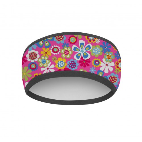 Fascia Testa SOFT THERMAL Fantasia - Flowers - TG BAMBINO - FINE SERIE