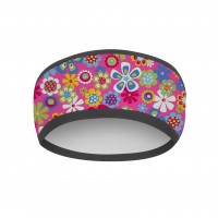 Fascia Testa SOFT THERMAL Fantasia - Flowers - TG BAMBINO - FINE SERIE