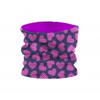 Scaldacollo Double - Dottie Hearts - TG BAMBINO - FINE SERIE