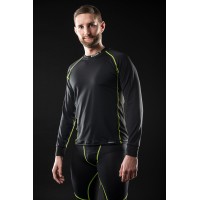 Maglia Tecnica CARBON HOLE con Carbonio e Polipropilene - Manica lunga