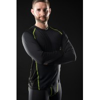 Maglia Tecnica CARBON HOLE con Carbonio e Polipropilene - Manica lunga