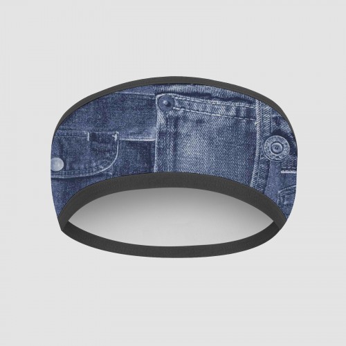 Fascia Testa Fantasia - Jeans