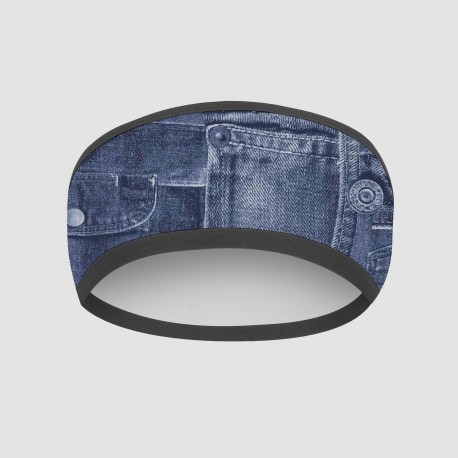 Fascia Testa Fantasia - Jeans